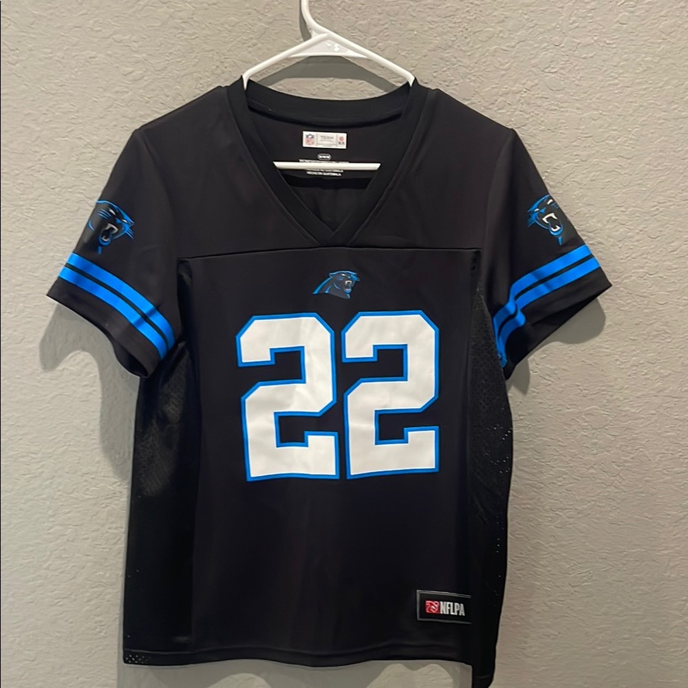 NFL Carolina Panthers McCaffrey #22 jersey Women’s Sz M